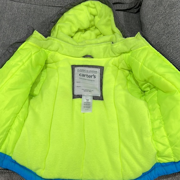 ❄️ Carters coat. Size 18 months. Excellent condition. - Picture 10 of 13